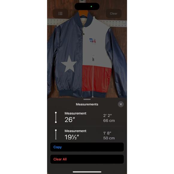 Walls Texas Flag Sesuicentennial Bomber Jacket Vintage Red Blue RWB Mens Small - Picture 3 of 8